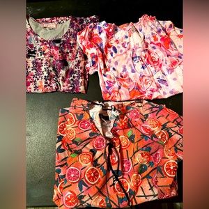 Koi scrub tops. Size Xl great condition